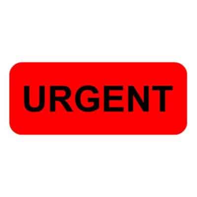 URGENT Label