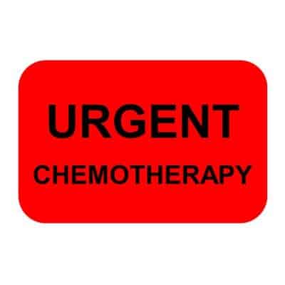 URGENT CHEMOTHERAPY Label