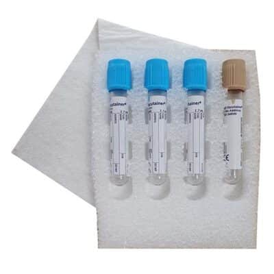 4 Tube Foam Cradle + Speci-Pouch™ Bag (250 units per carton)